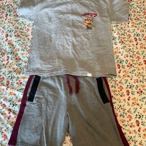 2 pc tee/shorts combo
